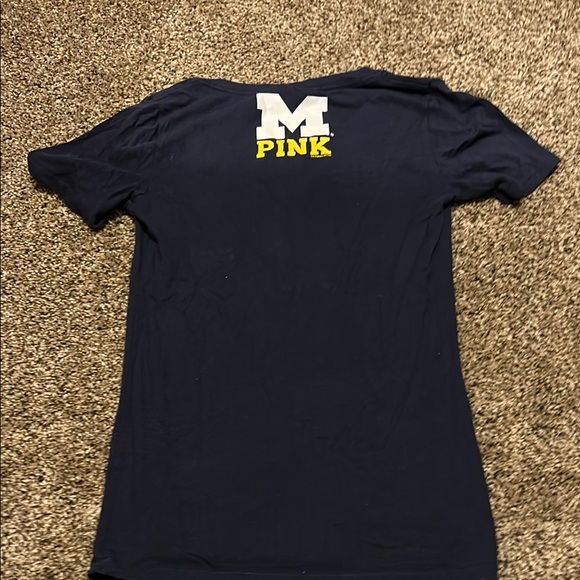 Navy Wolverines Michigan T-Shirt - Picture 2 of 2